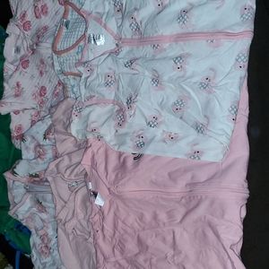 Baby girl large sleep sacks